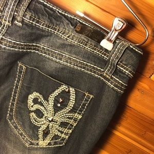 Royalty dark wash boot cut 12
